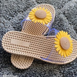 Sunflower flip flops